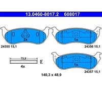 BRAKE PAD SET DISC BRAKE 13.0460-8017.2 FOR JEEP CHEROKEE/LIBERTY 2.5LED1 2.4L