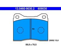 Brake pads 13.0460-9030.2 ATE for BMW 1502-2002 5 2500-3.3 2.5-3.2 Coupe 6