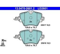 ATE 13.0470-2601.2 Brake pad set