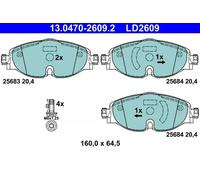 ATE 13.0470-2609.2 Brake pad set