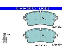 ATE 13.0470-2637.2 Brake pad set