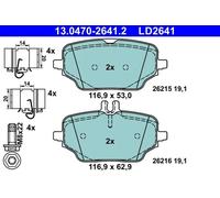Brake pads 13.0470-2641.2 ATE for MERCEDES-BENZ GLE