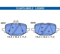 ATE 13.0470-2653.2 Brake pad set