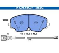 ATE 13.0470-2654.2 Brake pad set