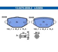ATE 13.0470-2656.2 Brake pad set