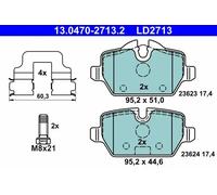 ATE 13.0470-2713.2 Brake pad set