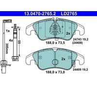 Brake pads 13.0470-2765.2 ATE for AUDI A7 Sportback A6 C7 A6 C7 Avant Q5