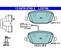 ATE 13.0470-2768.2 Brake pad set