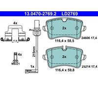ATE 13.0470-2769.2 Brake pad set