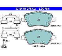 ATE 13.0470-2784.2 Brake pad set
