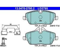Brake pads 13.0470-2795.2 ATE for MINI BMW