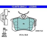 ATE 13.0470-2845.2 Brake pad set