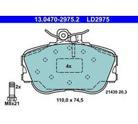 ATE 13.0470-2975.2 Brake pad set