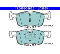 Brake pads 13.0470-3865.2 ATE for BMW 1 Sports Hatch 2 Coupe 2 Convertible