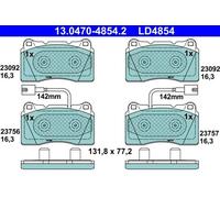 BRAKE PAD SET DISC BRAKE 13.0470-4854.2 FOR ALFA ROMEO GIULIETTA/Hatchback/Van