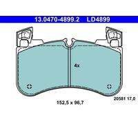 Brake pads 13.0470-4899.2 ATE for LAND ROVER RANGE ROVER IV DISCOVERY V