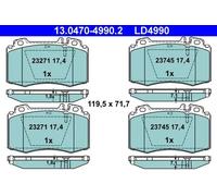 Brake pads 13.0470-4990.2 ATE for MERCEDES-BENZ C-CLASS T-Model S-CLASS E-CLASS