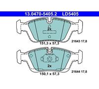 Brake pads 13.0470-5405.2 ATE for BMW 3 3 Coupe 3 Convertible 3 Compact Z3 Coupe
