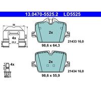 13.0470-5525.2 BRAKE PAD SET, DISC BRAKE BMW 2 COUPE 230 I