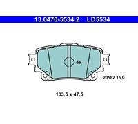 ATE 13.0470-5534.2 Brake pad set