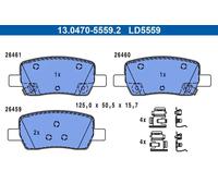 Brake pads 13.0470-5559.2 ATE for KIA HYUNDAI
