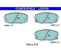 Brake pads 13.0470-5742.2 ATE for KIA HYUNDAI