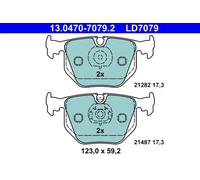ATE 13.0470-7079.2 Brake pad set