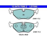 ATE 13047070902 Ceramic Disc Brake Pad Set