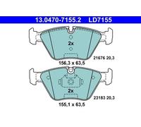 Brake pads 13.0470-7155.2 ATE for BMW MG