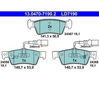 ATE 13.0470-7190.2 Brake pad set