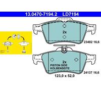 ATE 13.0470-7194.2 Brake pad set