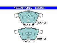 Brake pads 13.0470-7204.2 ATE for VOLVO SAAB OPEL FORD MAZDA
