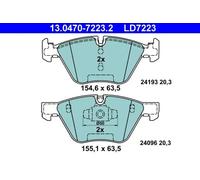 Brake pads 13.0470-7223.2 ATE for BMW 1 1 Coupe 1 Convertible