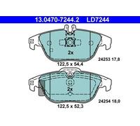 Brake pads 13.0470-7244.2 ATE for MERCEDES-BENZ C-CLASS T-Model C-CLASS