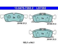 ATE 13.0470-7282.2 Brake pad set