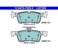 ATE Brake Pad Set 13.0470-7295.2 Disc Brake for PEUGEOT 308 II / 308 SW II