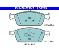 FRONT BRAKE PAD SET DISC BRAKE FITS: FORD TOURNEO CONNECT / GRAND TOURNEO CON