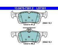 ATE 13.0470-7301.2 Brake pad set