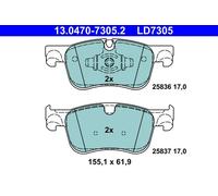 ATE 13.0470-7305.2 Brake Pad Set, disc brake for CITRO?N