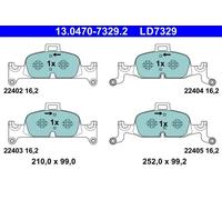 Brake pads 13.0470-7329.2 ATE for AUDI A4 B9 A4 B9 Avant A4 Allroad B9 A5 Q5