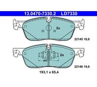 ATE 13.0470-7330.2 Brake pad set