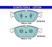 Brake pads 13.0470-7334.2 ATE for AUDI A7 Sportback A6 C7 A6 C7 Avant A8 D4