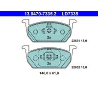 BRAKE PAD SET DISC BRAKE 13.0470-7335.2 FOR SEAT LEON/ST/Hatchback/Van IBIZA