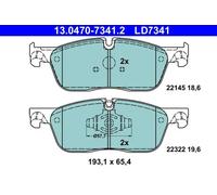 Brake pads 13.0470-7341.2 ATE for JAGUAR LAND ROVER