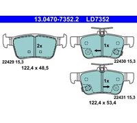 ATE 13.0470-7352.2 Brake pad set