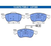 Brake pads 13.0470-7369.2 ATE for MERCEDES-BENZ CITAN Box Body/MPV CITAN Tourer