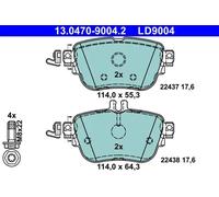 ATE 13.0470-9004.2 Brake pad set