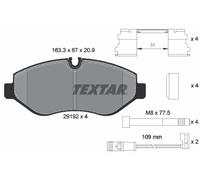 Brake pads (1axle) TEXTAR 2919202 Fits Mercedes-Benz VW