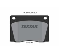 Textar Front Brake Pads fits Mercedes-Benz Sedan Pagode Coupe Volvo