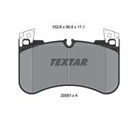 TEXTAR 2058101 Brake pad set
